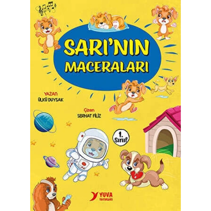 Sarının Maceraları 1.Sınıf Hikaye Düz Yazılı (10 Kitap) - Yuva Yayınları