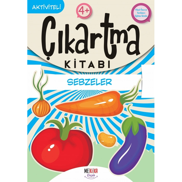 Sebzeler-Çıkartma Kitabı - Mekika Yayıncılık