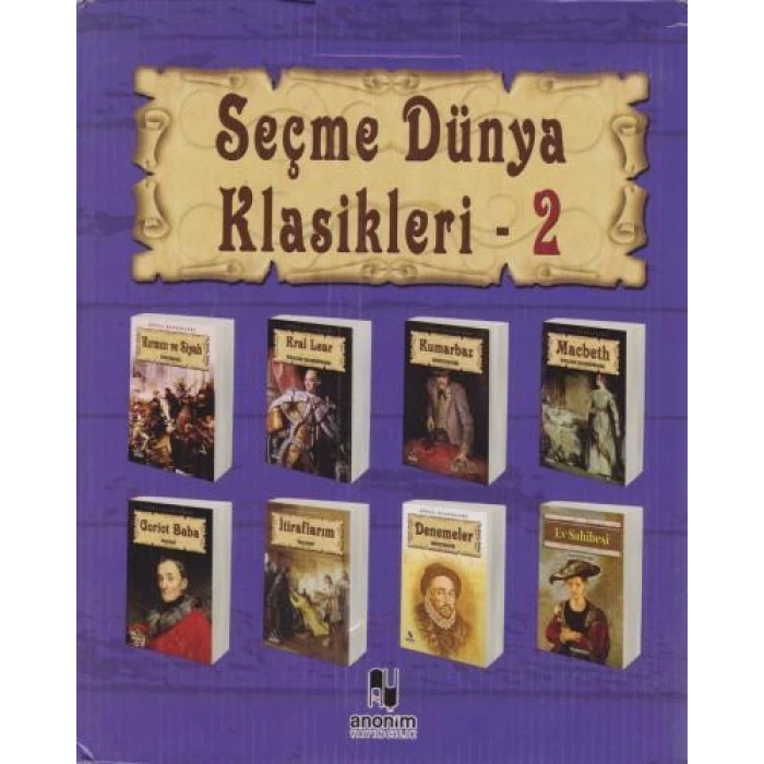 Seçme Dünya Klasikleri -2 (20 Kitap) - Anonim Yayınları