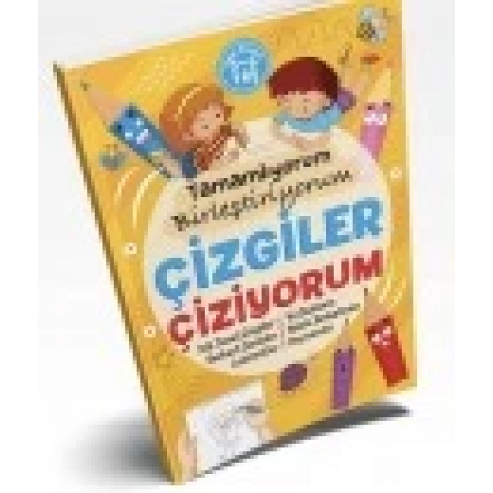 Sesleri Tamamlıyorum Birleştiriyorum Çizgi Çalışması 5-6 Yaş-Okul Öncesi - Bıcırık Yayınları