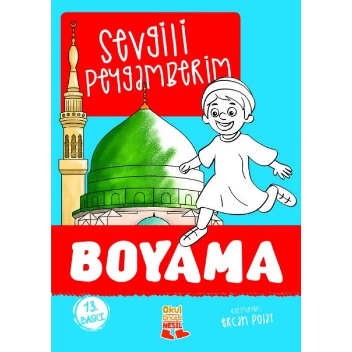 Sevgili Peygamberim Kalın Boyama - Nesil Yayınları