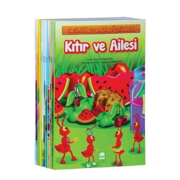 Sevimli Hayvancıklar Öykü Dizisi - 10 Kitap Takım - Ema Yayınları