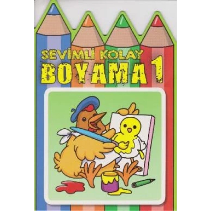 Sevimli Kolay Boyama-1 - Parıltı Yayınları