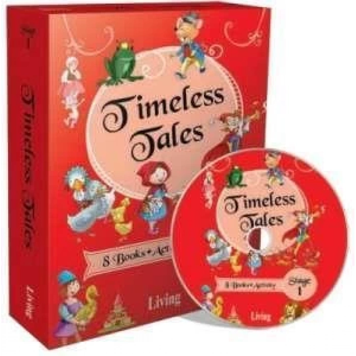 Stage 1- Timeless Tales 8 Books + Activity + CD - Living English Dictionary