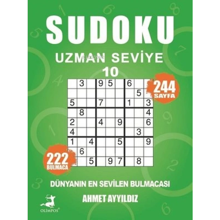 Sudoku-Uzman Seviye 10-Ahmet Ayyıldız-Olimpos Yayınları