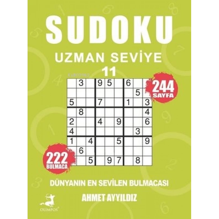 Sudoku-Uzman Seviye 11-Ahmet Ayyıldız-Olimpos Yayınları