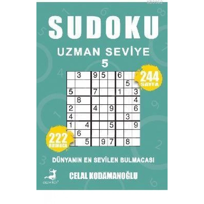 Sudoku-Uzman Seviye 5-Celal Kodamanoğlu-Olimpos Yayınları