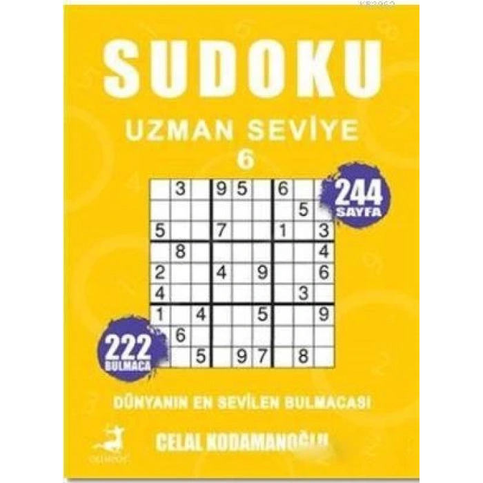 Sudoku-Uzman Seviye 6-Celal Kodamanoğlu-Olimpos Yayınları