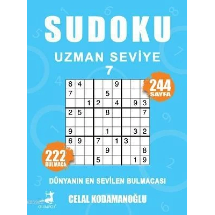 Sudoku-Uzman Seviye 7-Celal Kodamanoğlu-Olimpos Yayınları