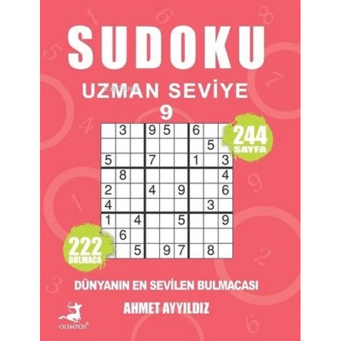 Sudoku-Uzman Seviye 9-Ahmet Ayyıldız-Olimpos Yayınları