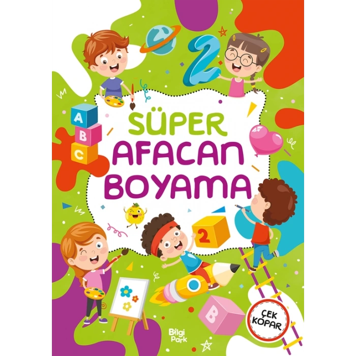 Süper Afacan Boyama Kitabı-Bilgi Park Yayınları