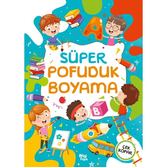 Süper Pofuduk Boyama Kitabı-Bilgi Park Yayınları