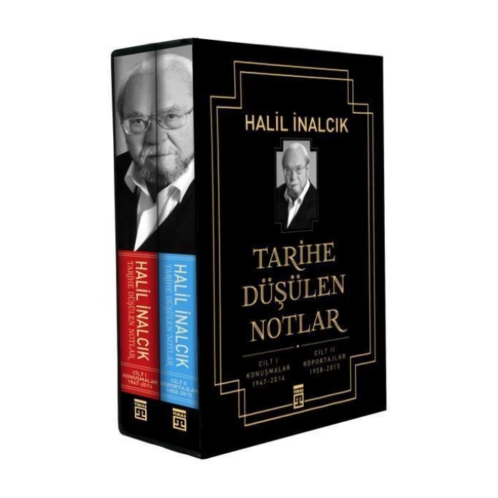Tarihe Düşülen Notlar (2 Cilt Takım Kutulu) - Halil İnalcık - Timaş Yayınları