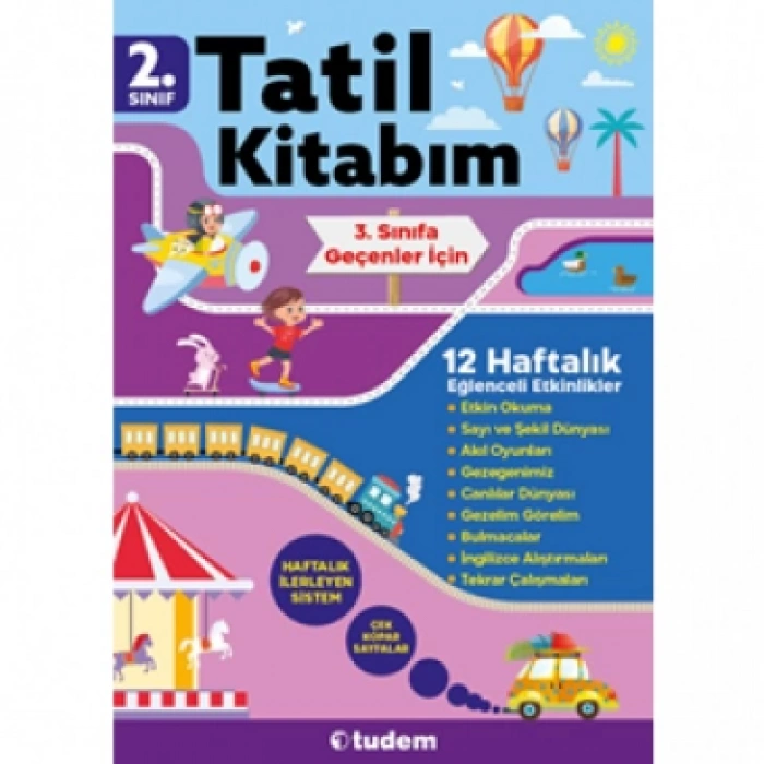 Tatil Kitabım 2.Sınıf  -Tudem Yayınları