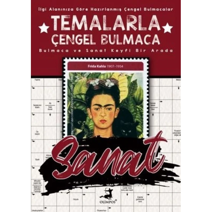 Temalarla Çengel Bulmaca Sanat - Olimpos Yayınları
