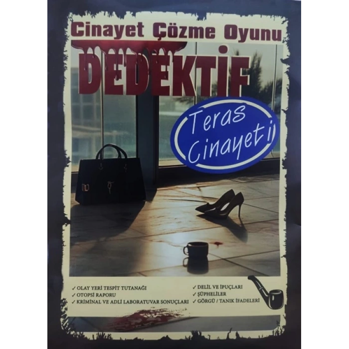 TERAS CİNAYETİ - DEDEKTİF ÇÖZME OYUNU - MT DEDEKTİFLİK
