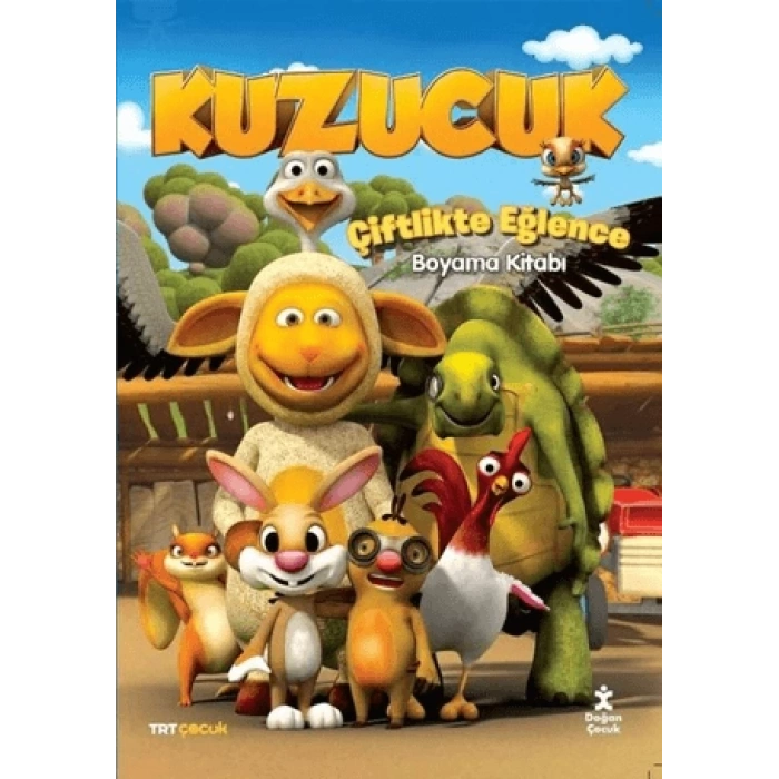 TRT Çocuk Kuzucuk Çiftlikte Eğlence Boyama Kitabı - Doğan Çocuk