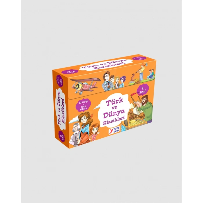 Türk ve Dünya Klasikleri 4.Sınıf Hikaye (10 Kitap) - Yuva Yayınları