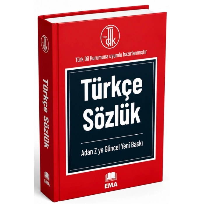 TÜRKÇE SÖZLÜK ORTAOKULLAR İÇİN 1.HAMUR KARTON KAPAK / EMA YAYINLARI