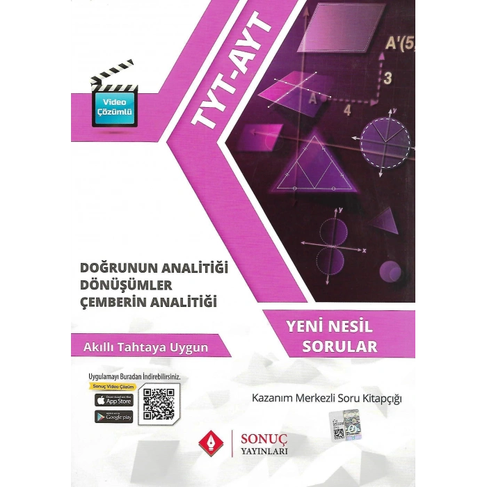 TYT AYT Doğrunun Analitiği Dönüşümler Çemberin Analitiği - Sonuç Yayınları