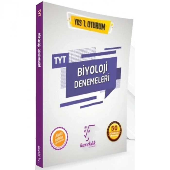 TYT Biyoloji Deneme Sınavı 50li - Karekök Yayınları
