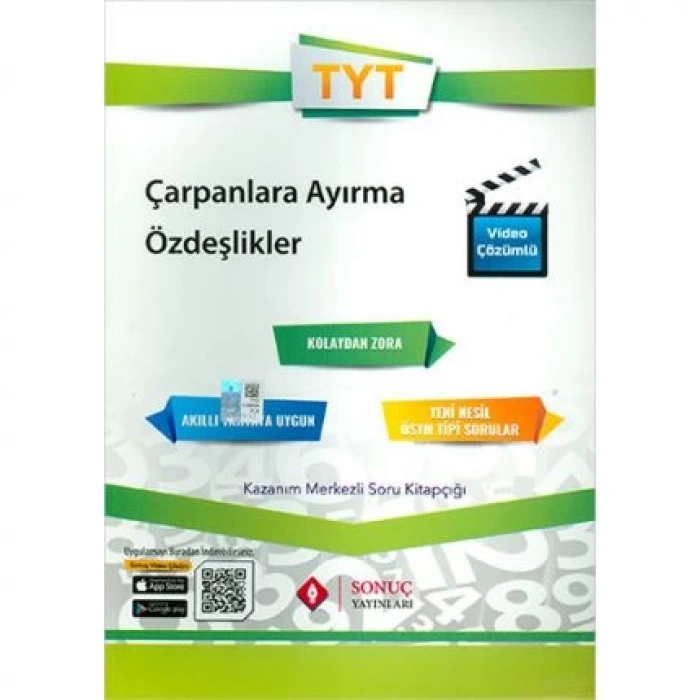 TYT Çarpanlara Ayırma Özdeşlik - Sonuç Yayınları