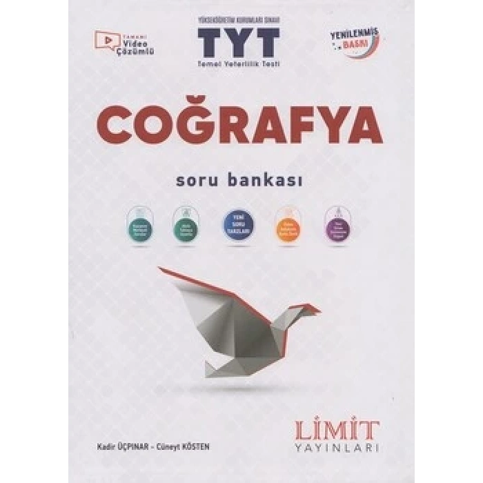 TYT Coğrafya Soru Bankası - Limit Yayınları