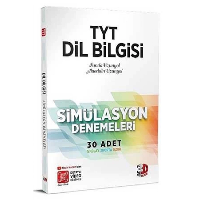 TYT Dil Bilgisi Deneme Sınavı Simülasyon - 3D Yayınları
