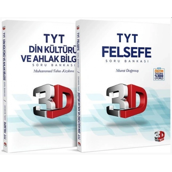TYT Felsefe ve Din Kültürü Soru Bankası- 3D Yayınları