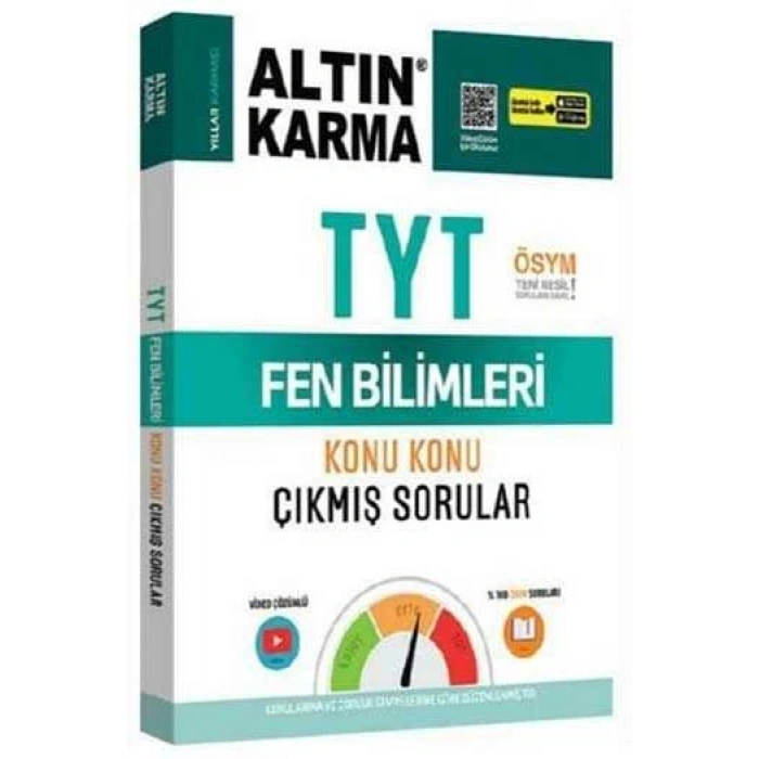 TYT Fen Bilimleri Konu Konu Çıkmış Soru - Altın Karma Yayınları