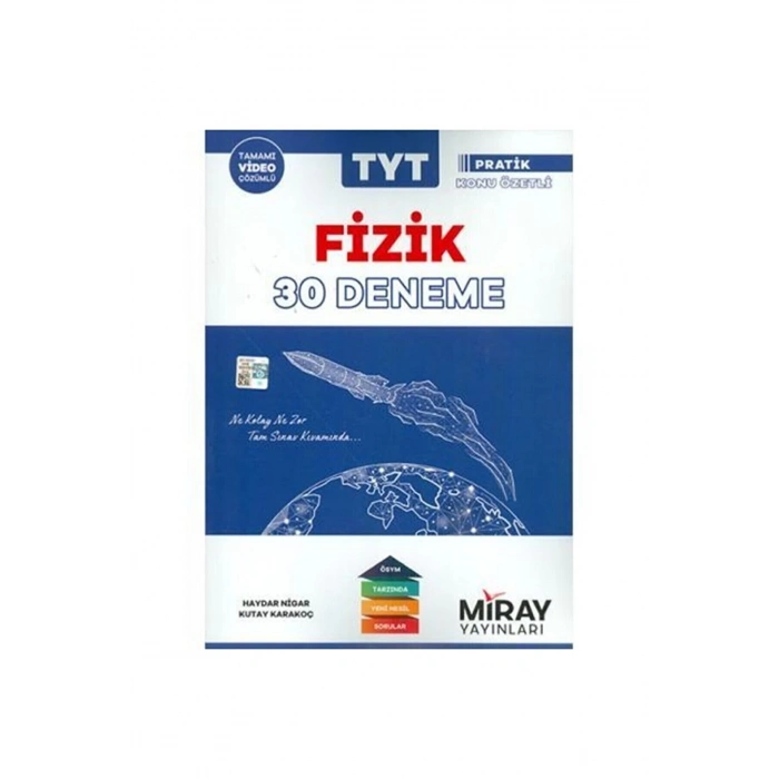 TYT Fizik Deneme Sınavı 30lu - Miray Yayınları