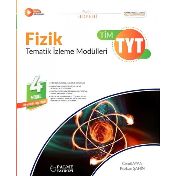 TYT Fizik Joker Tematik İzleme Modülleri (İADESİZ)-Palme Yayınları