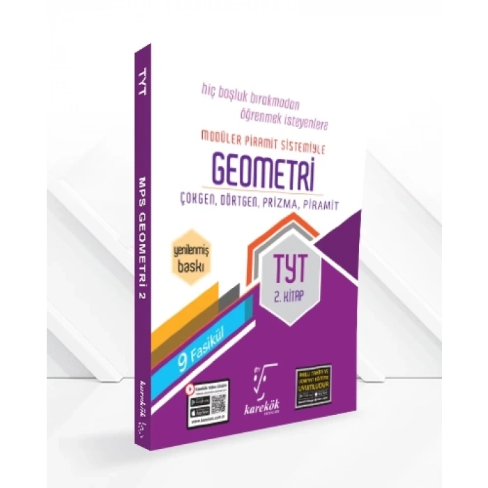 TYT Geometri 2.Kitap MPS - Karekök Yayınları