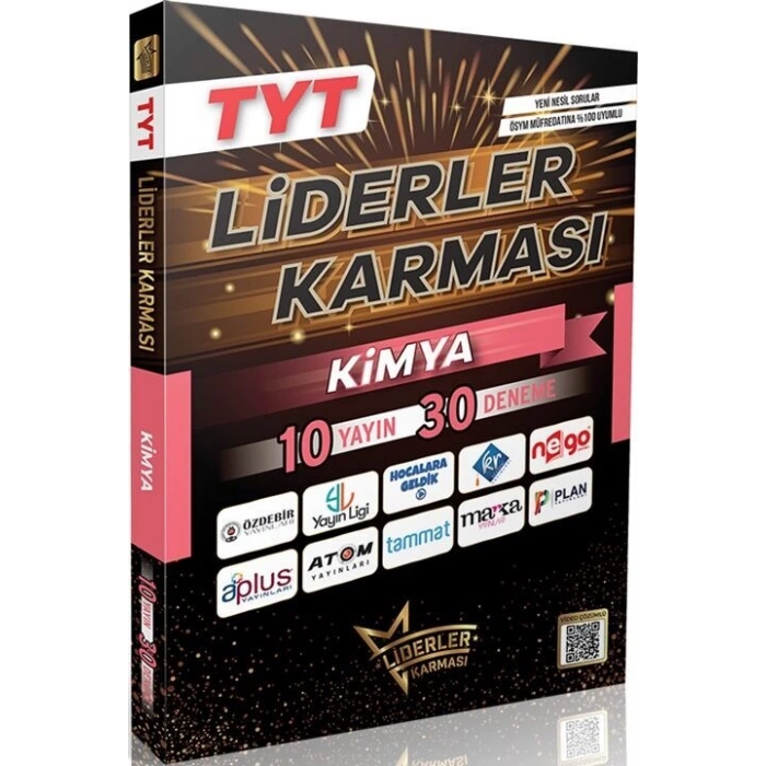 TYT Kimya Deneme 10 lu-(2025)-Liderler Karması Yayınları