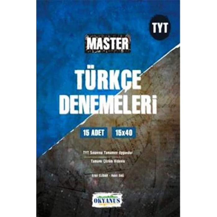 TYT Master 15 Türkçe Deneme - Okyanus Yayınları