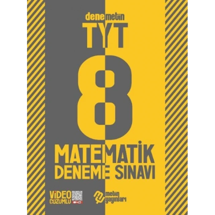 TYT Matematik Deneme Sınavı 8li - Metin Yayınları