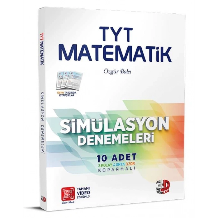 TYT Matematik Deneme Sınavı Simülasyon- 3D Yayınları