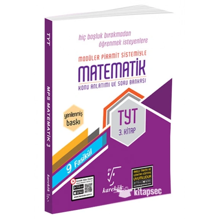 TYT Matematik Konu Anlatımı 3.Kitap MPS - Karekök Yayınları