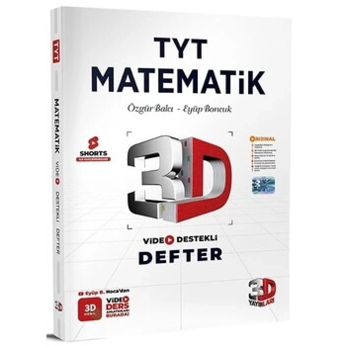 TYT Matematik Video Destekli Defter- 3D Yayınları