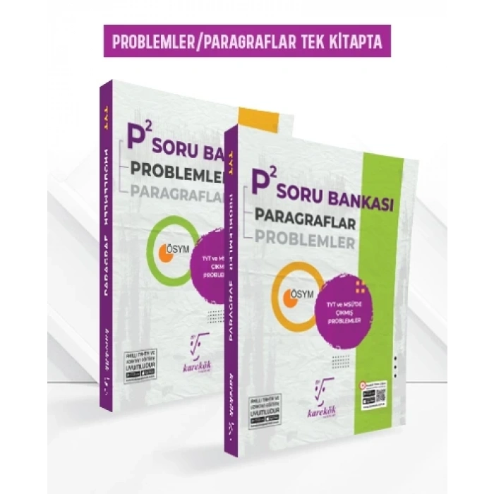 TYT P2 (Paragraf-Problem) Soru Bankası - Karekök Yayınları
