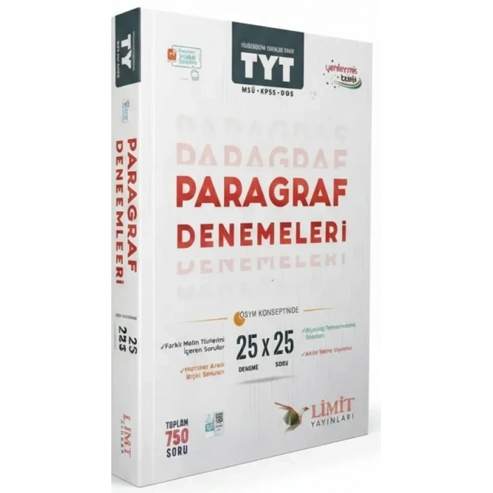 TYT Paragraf Deneme Sınavı - Limit Yayınları