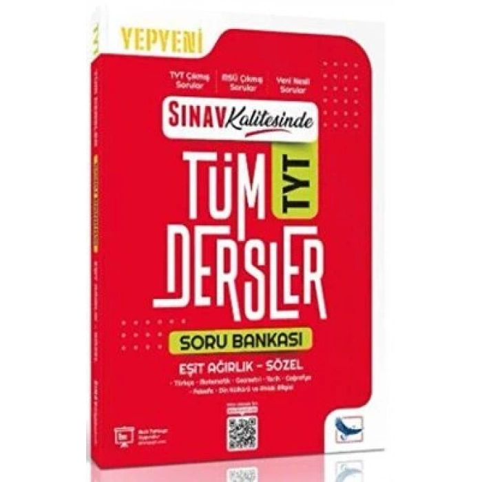 TYT Tüm Dersler Eşit Ağırlık Sözel Soru Bankası Sınav Kalitesinde - Sınav Yayınları