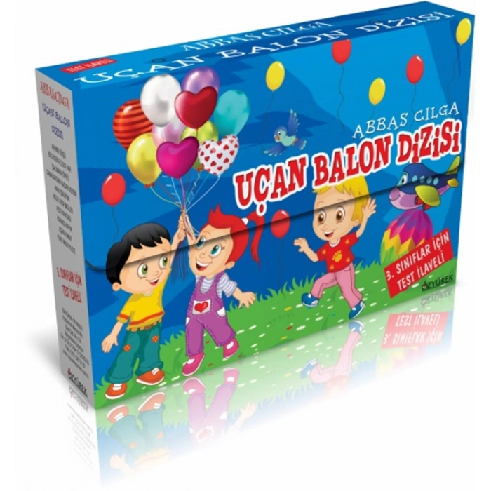Uçan Balon Dizisi (10 Kitap)- 3.Sınıf Hikaye Seti- Abbas Cılga - Özyürek Yayınları