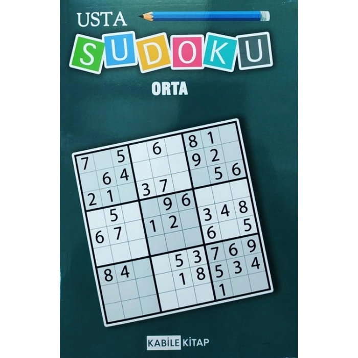 Usta Sudoku - Orta - Kabile Kitap