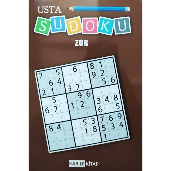 Usta Sudoku - Zor- Kabile Kitap