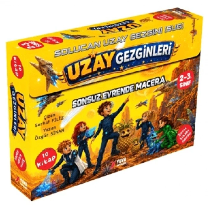 Uzay Gezginleri Dizisi 10 Kitap 2-3.Sınıf -Yuva Yayınları