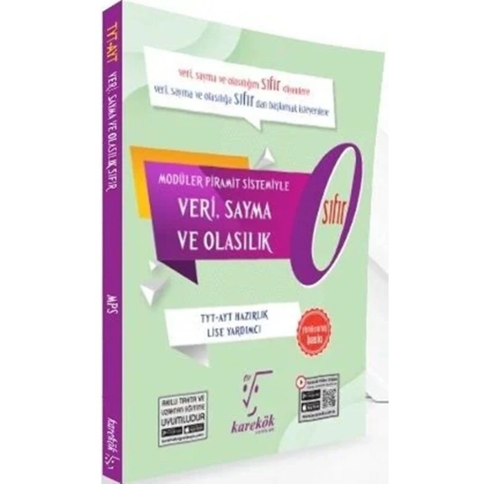 Veri Sayma Ve Olasılık Sıfır-Karekök Yayınları