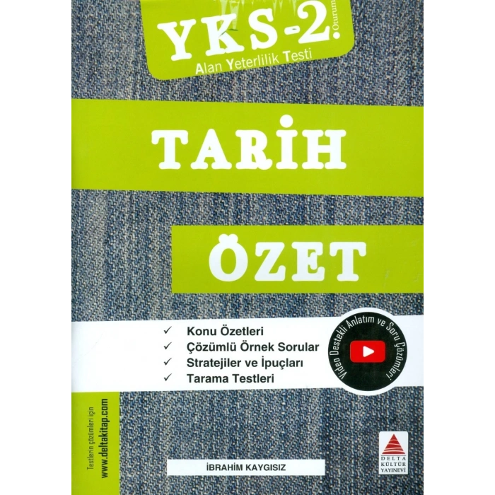 YKS 2.Oturum Tarih Özet Delta Kültür Yayınları