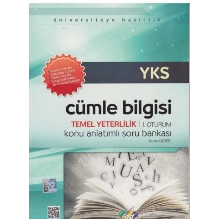 YKS TYT 1.Oturum Cümle Bilgisi Konu Anlatımlı Soru Bankası FDD Yayınları