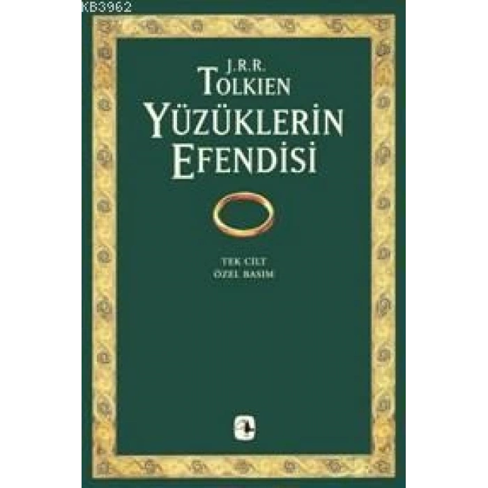 Yüzüklerin Efendisi Tek Cilt Özel  Baskı - J.R.R.Tolkien - Metis Yayınları